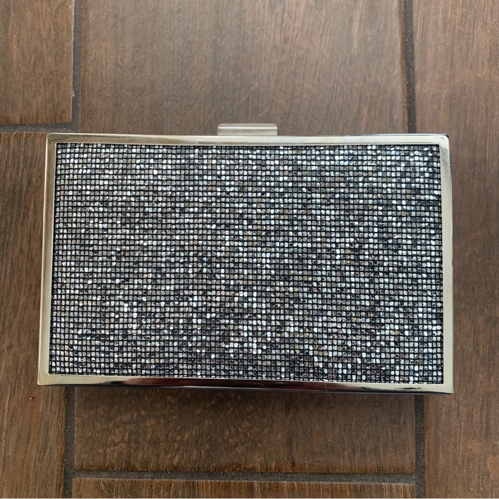 Metal Clutch Evening Bag with Clasp